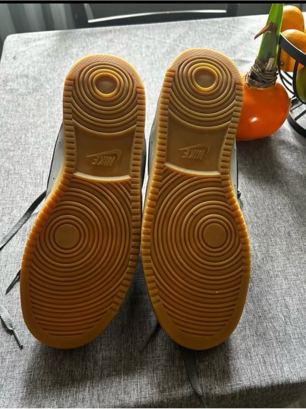 Nike Men’s Sneakers — Black Upper with Gum Soles